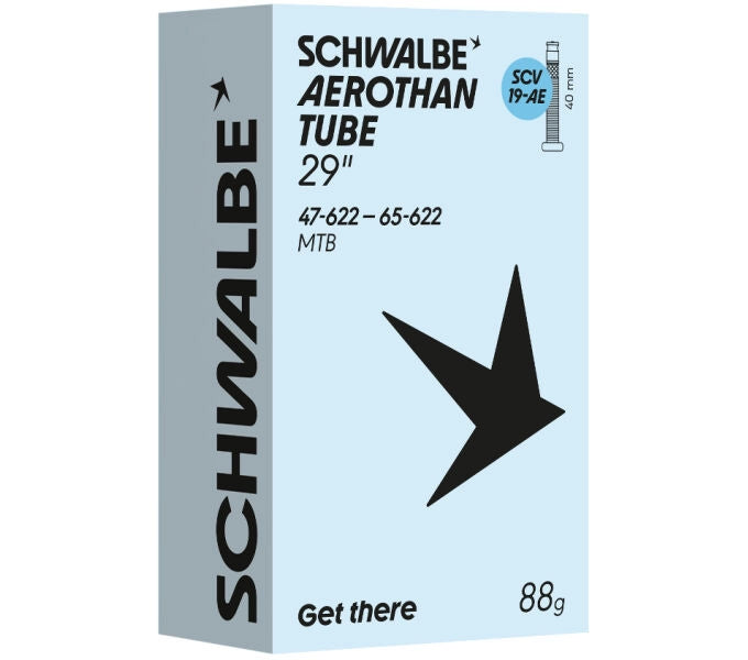 SCV19 Chambre à air Aerothan MTB, 40 mm, Clik Valve - 29 pouces