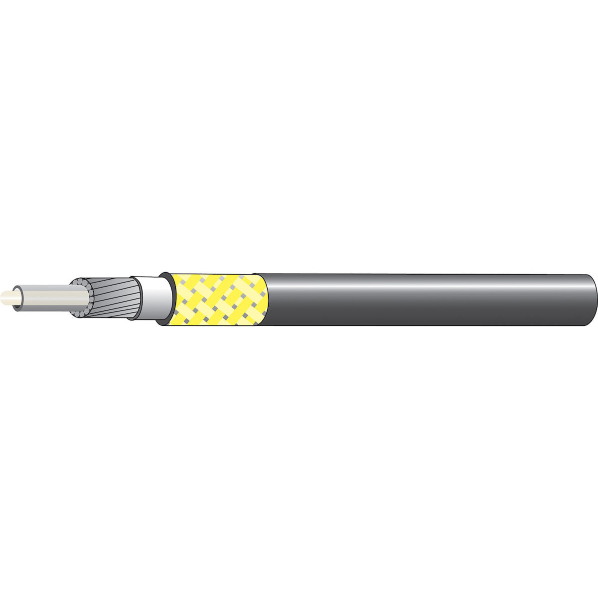 Bremszugaußenhülle KEB-SL 3 m - carbon/schwarz