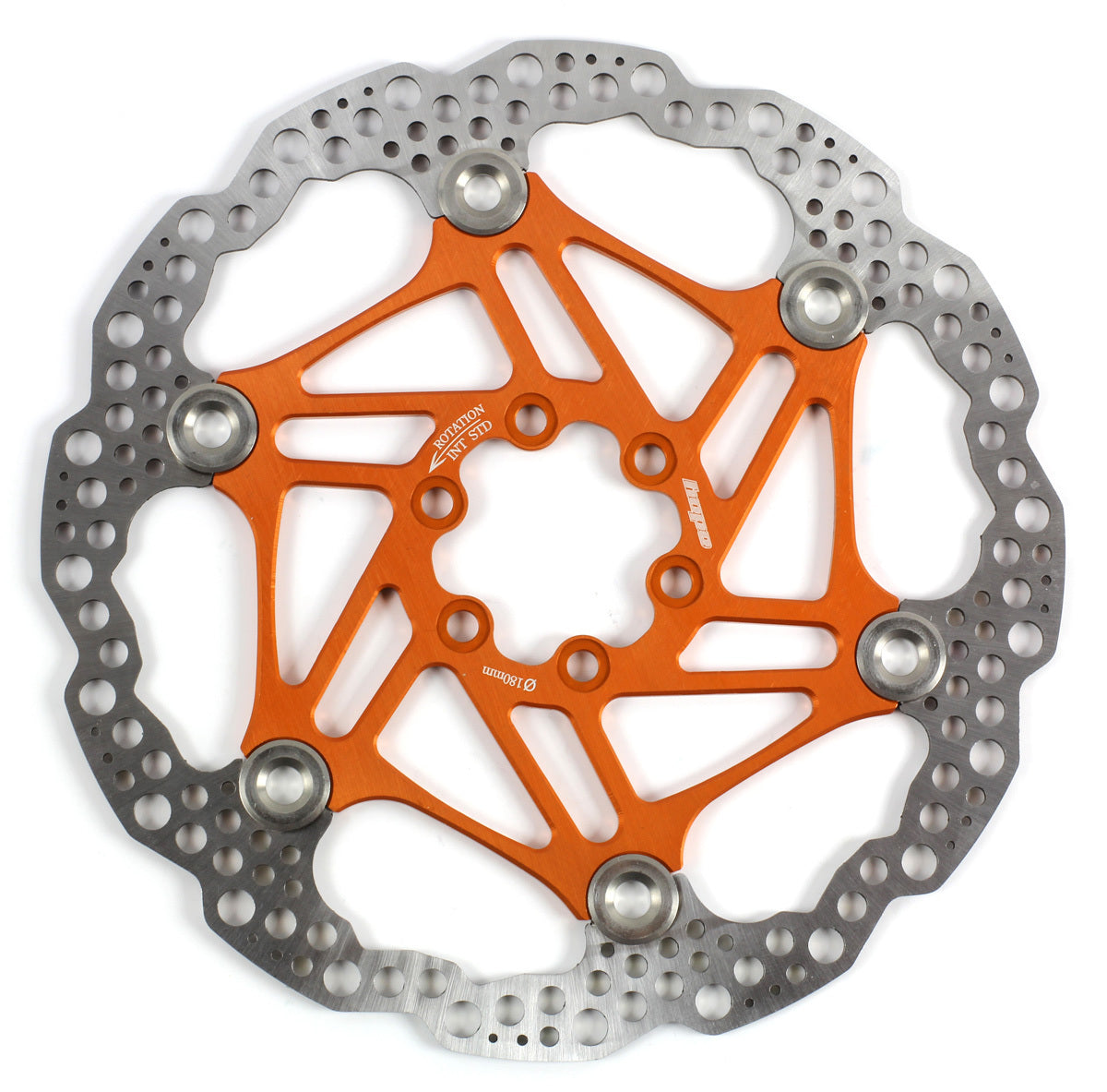 Floating Disc Brake Rotor - orange