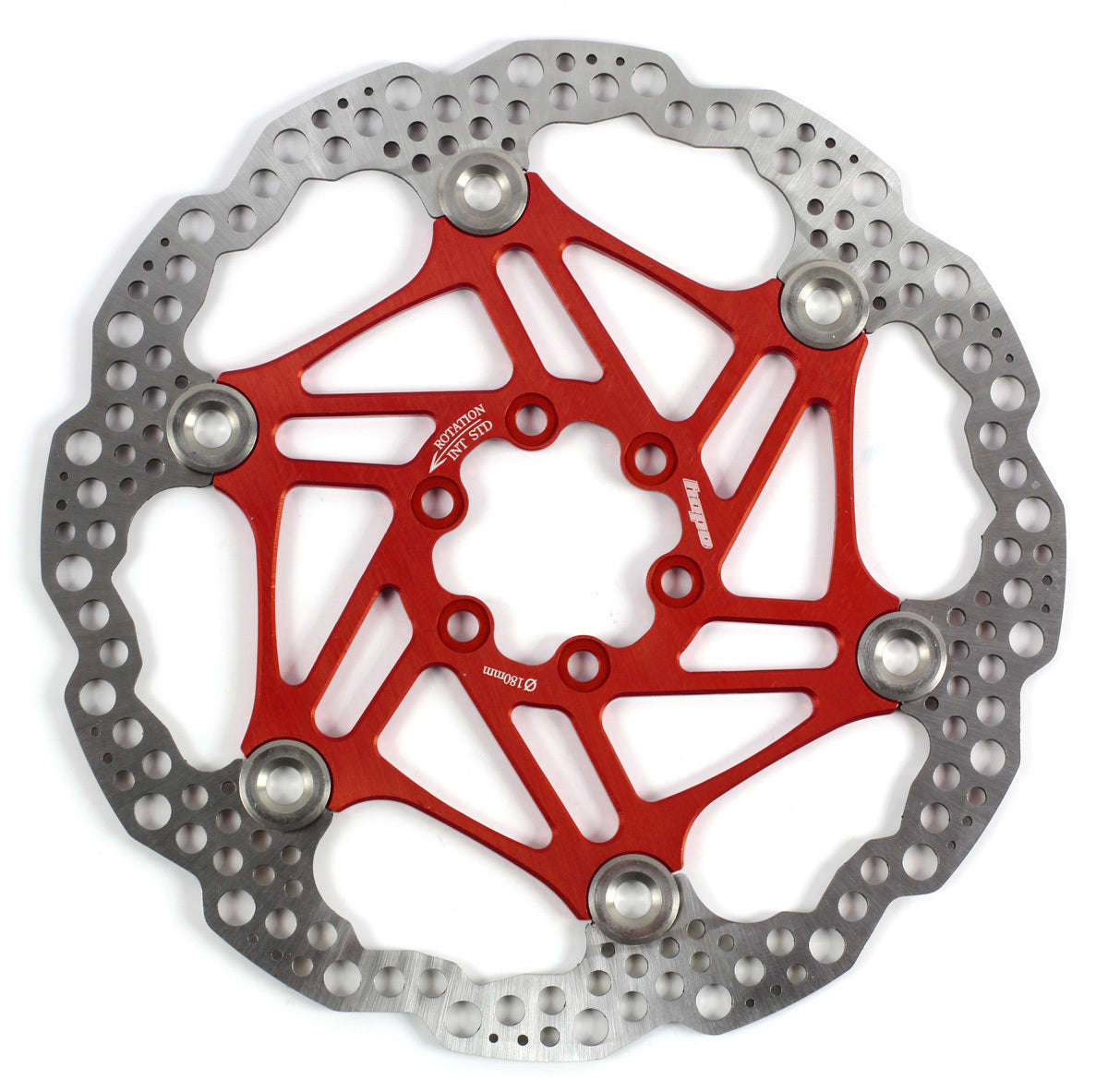 Floating Disc Brake Rotor - red
