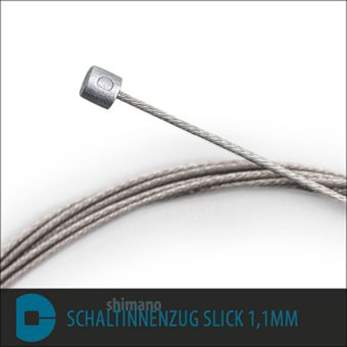 Shift inner cable 2.2m Shimano Slick BL - Silver