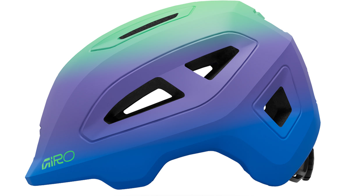 Scamp II Youth Bicycle Helmet - matte blue/green