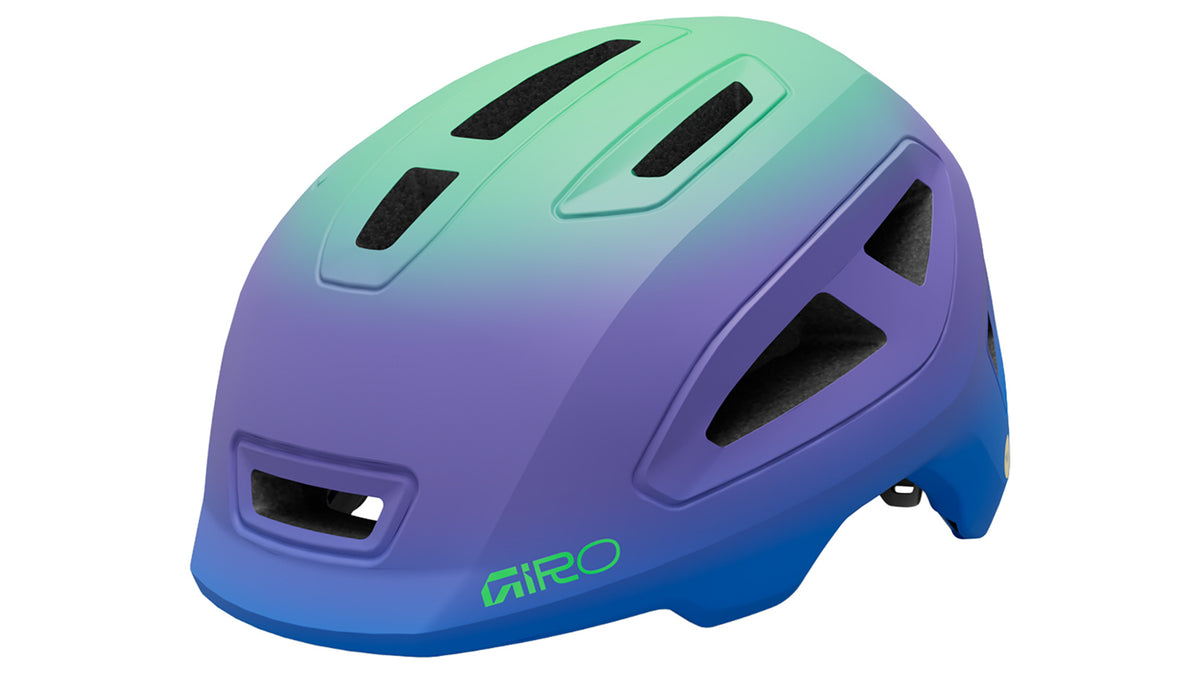 Scamp II Youth Bicycle Helmet - matte blue/green