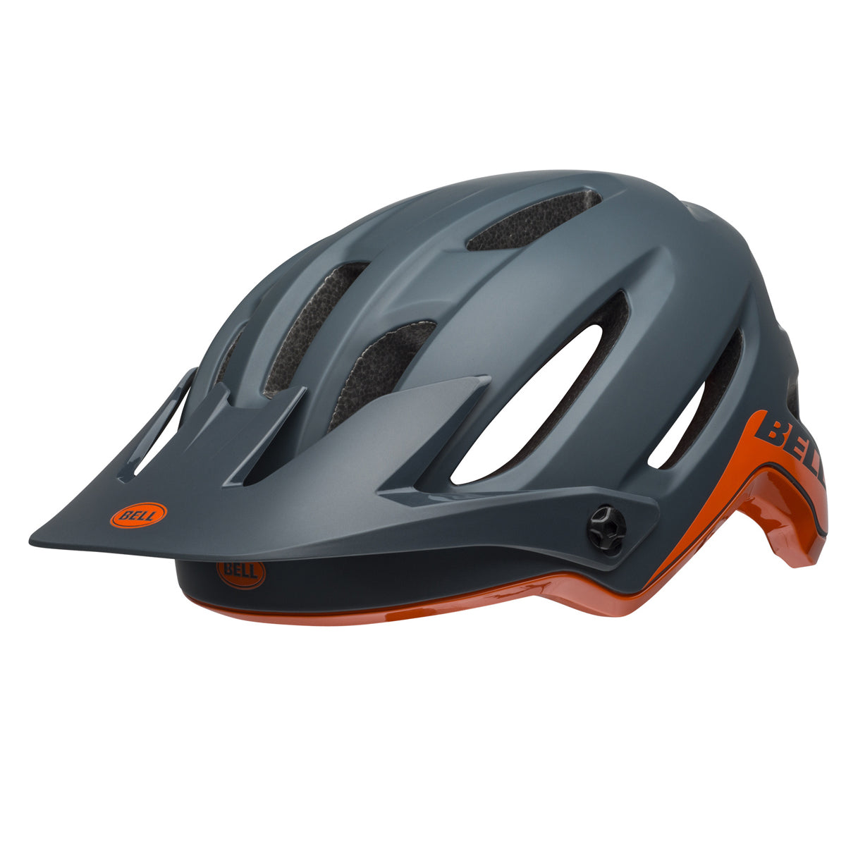 4Forty Mips - Helm - Grau/Blau/Orange