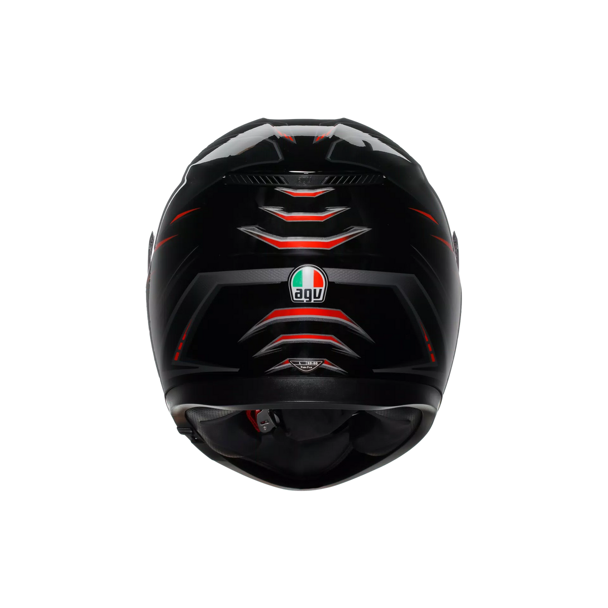 K3 E2206, integraalhelm - Syth Black/Red