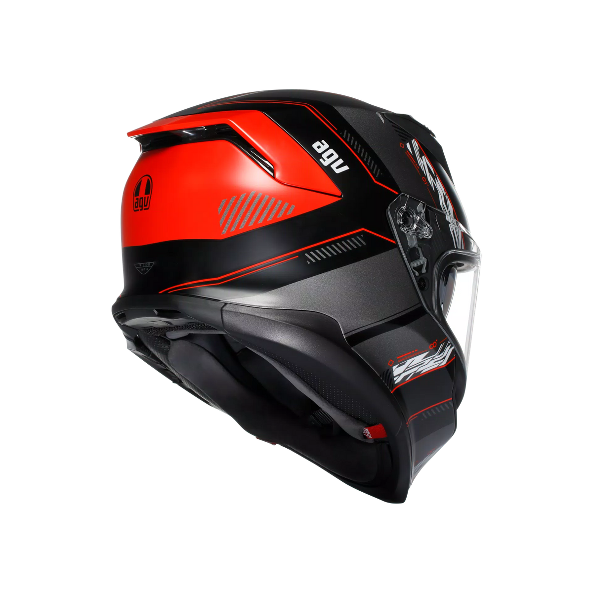 K7 S E2206, Integralhelm - Kyber Matt Zwart/Rood