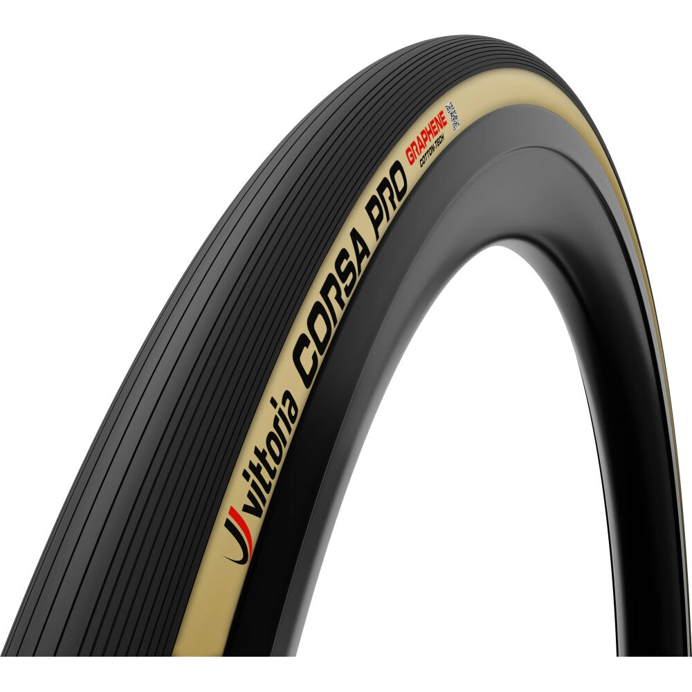 Corsa Pro Wide Rim, pneumatico pieghevole 28" TLR - Beige/Nero