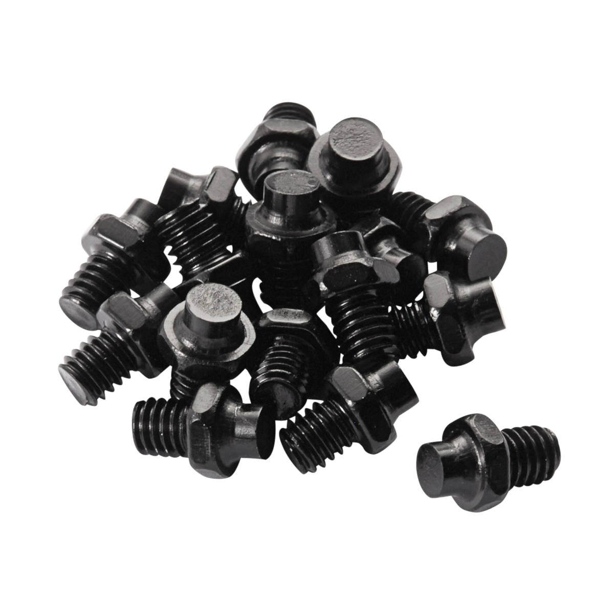 Replacement pins for platform pedals 16 pieces alloy - M4 - black