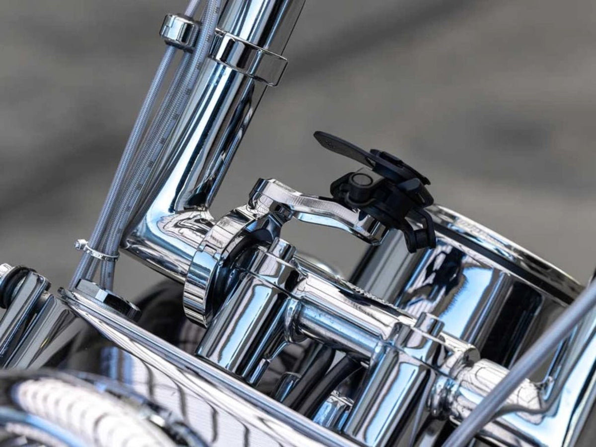 Quad Lock Motorcycle Handlebar Mount Pro Chrome - Large