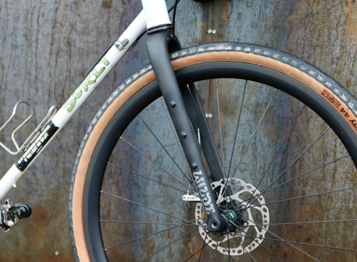 Wayfinder Carbongabel gerader Schaft - Schwarz