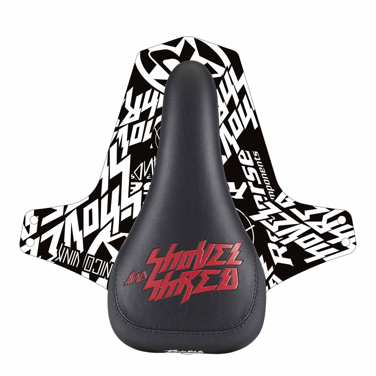 Shovel & Shred Sattel - Schwarz/Rot Reverse