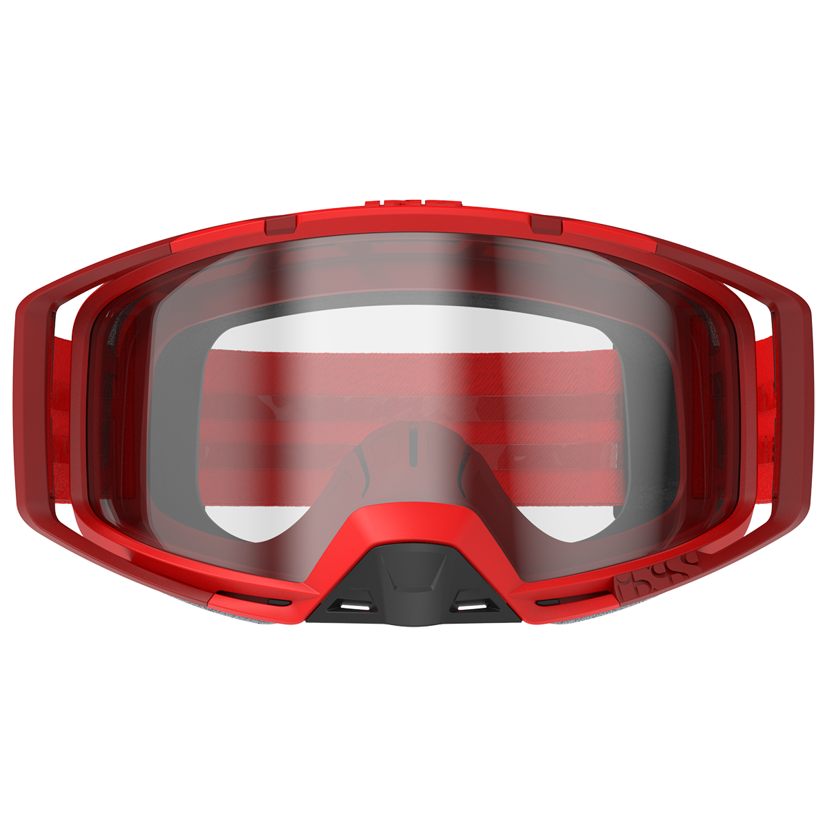 Trigger Goggle Clear Lens (Low Profile) - Racing Red