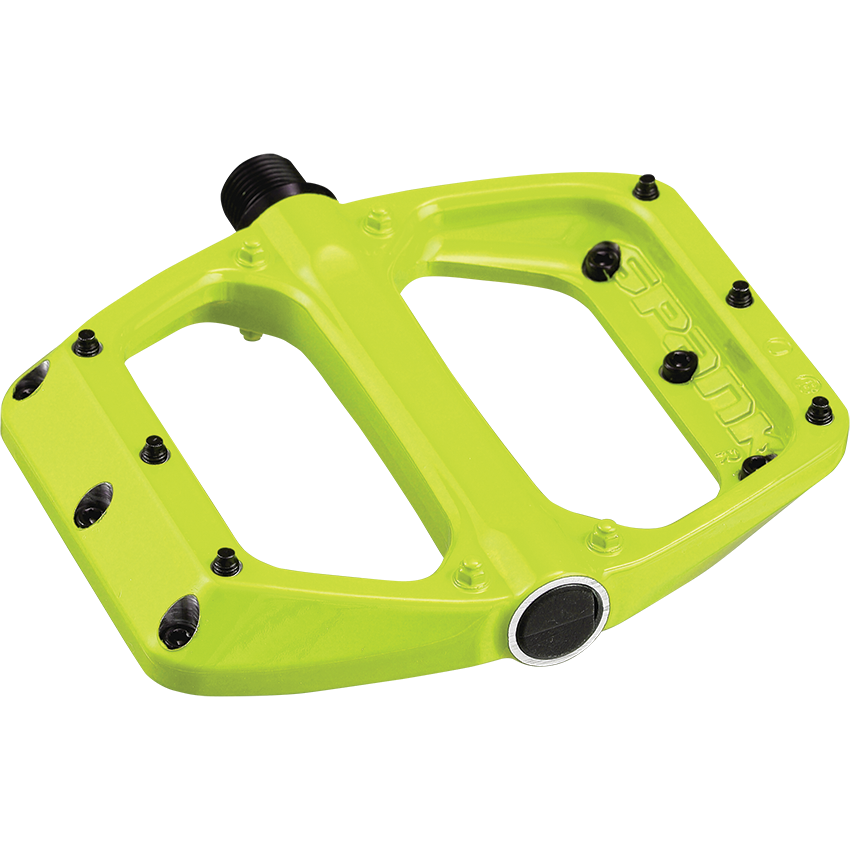 Spoon DC Flat Pedale - Verde Lime