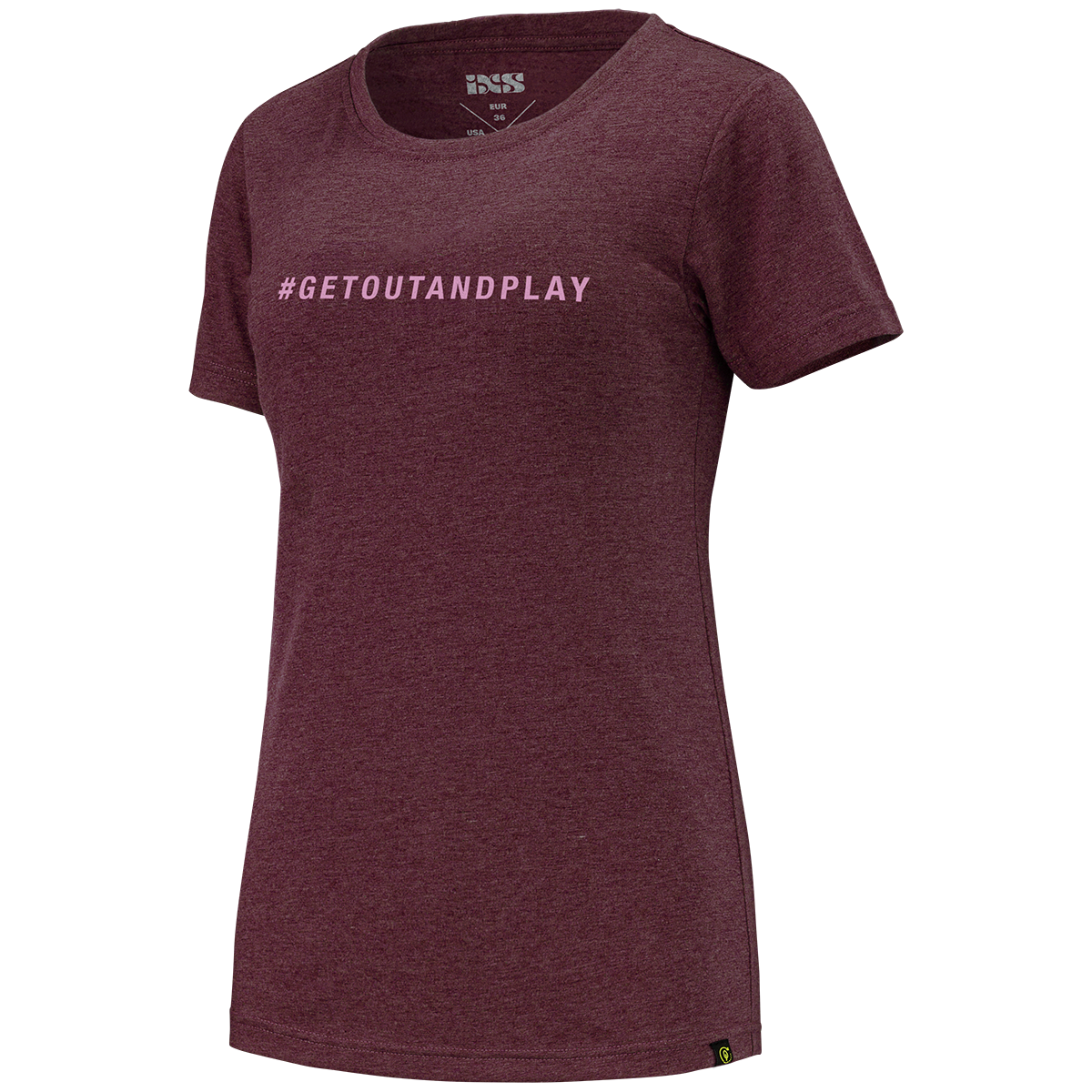 Getoutandplay Women Organic Cotton T-Shirt - Raisin iXS