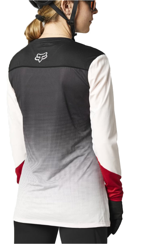 Women Flexair - Maglia a maniche lunghe da donna - Nero/Rosso