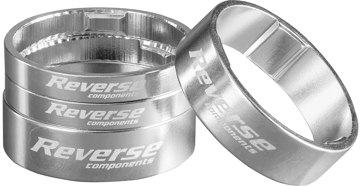 Spacer Set vork ultra licht - 1 1/8 inch - zilver