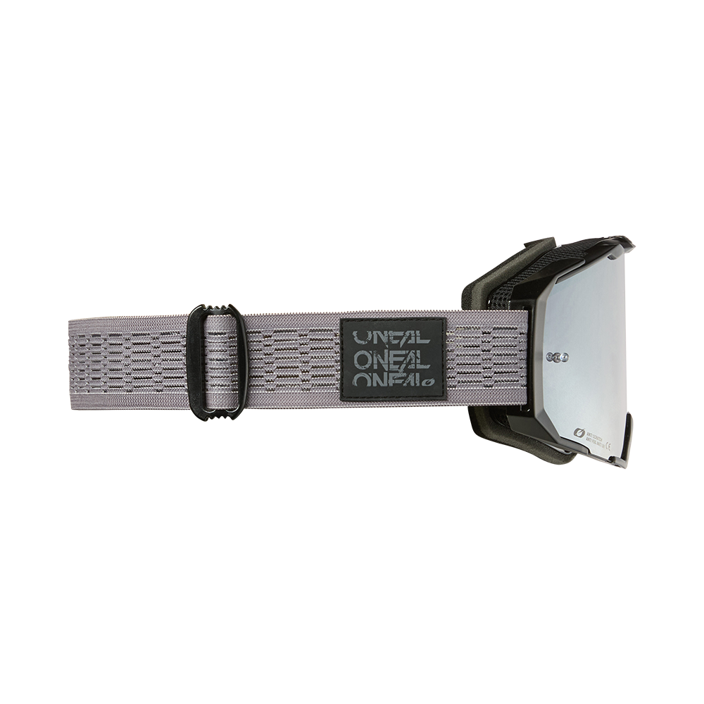 Static B-22 V.25 Goggle - grijs - zilveren spiegel