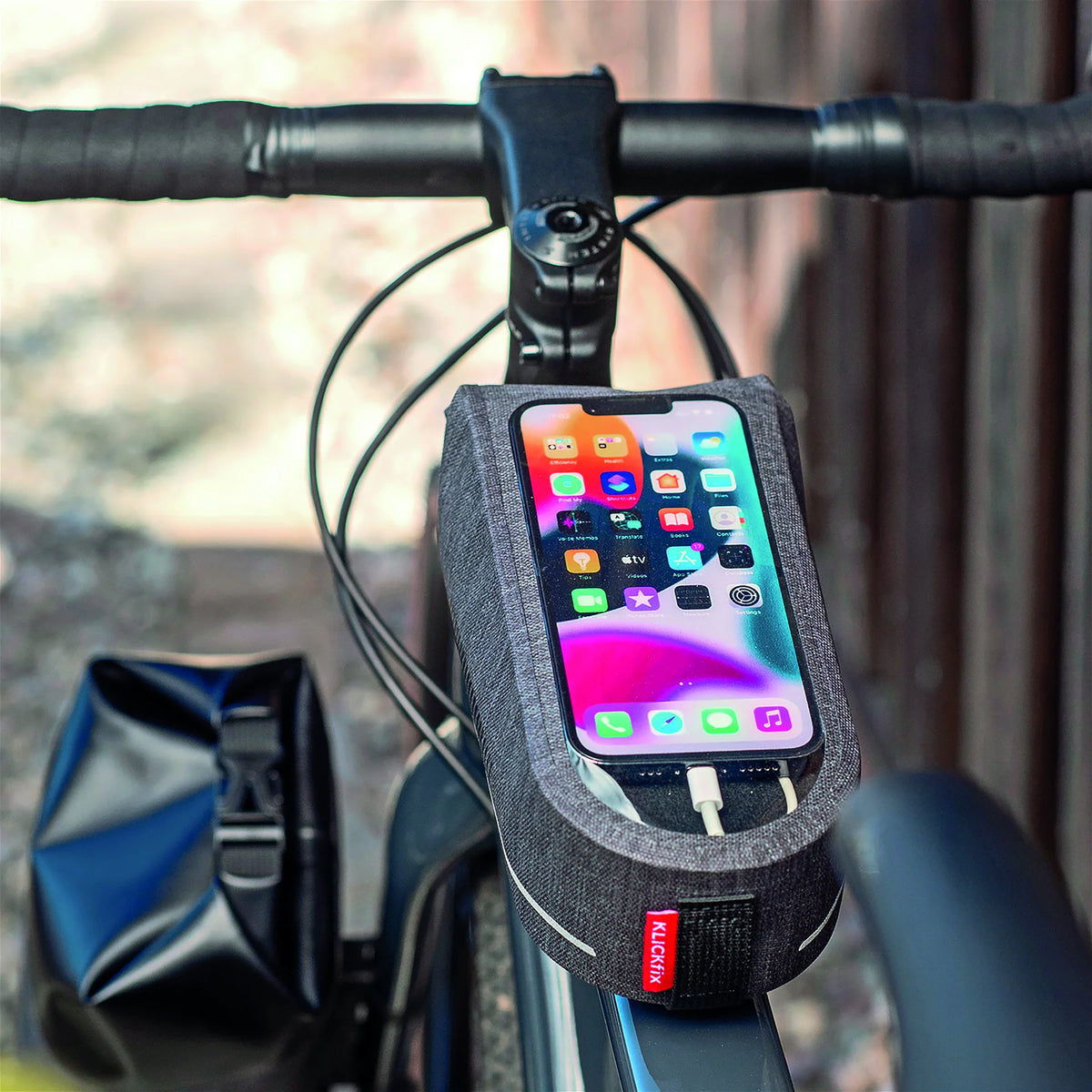 KLICKfix Rahmentasche Framebag Phone Waterproof 1L - grau