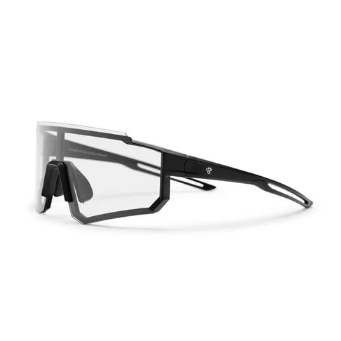 Siri Photochromique, Miroir Transparent - Noir Mat