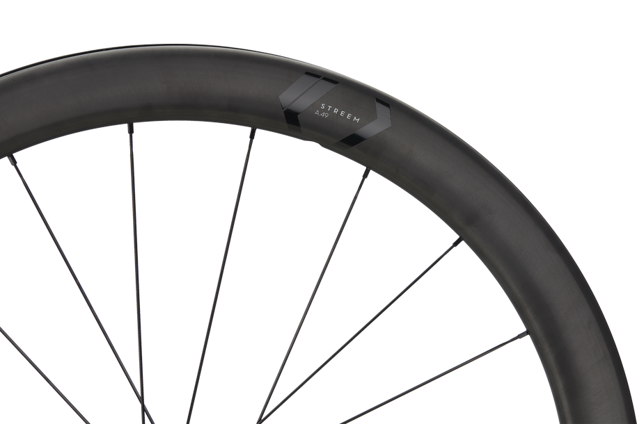 Streem Allround 49 Carbon, Centerlock, 12x100 mm - black
