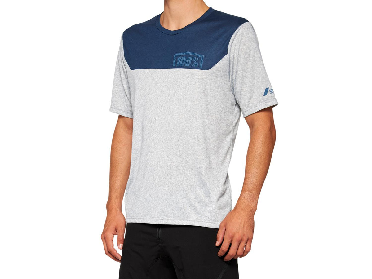 Airmatic Short Sleeve Jersey - Grey/Midnight
