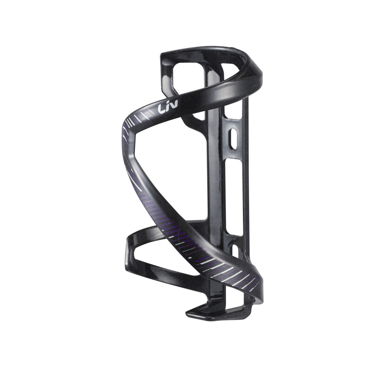 Portaborraccia Airway Comp Sidepull destro - Nero/Viola/Argento