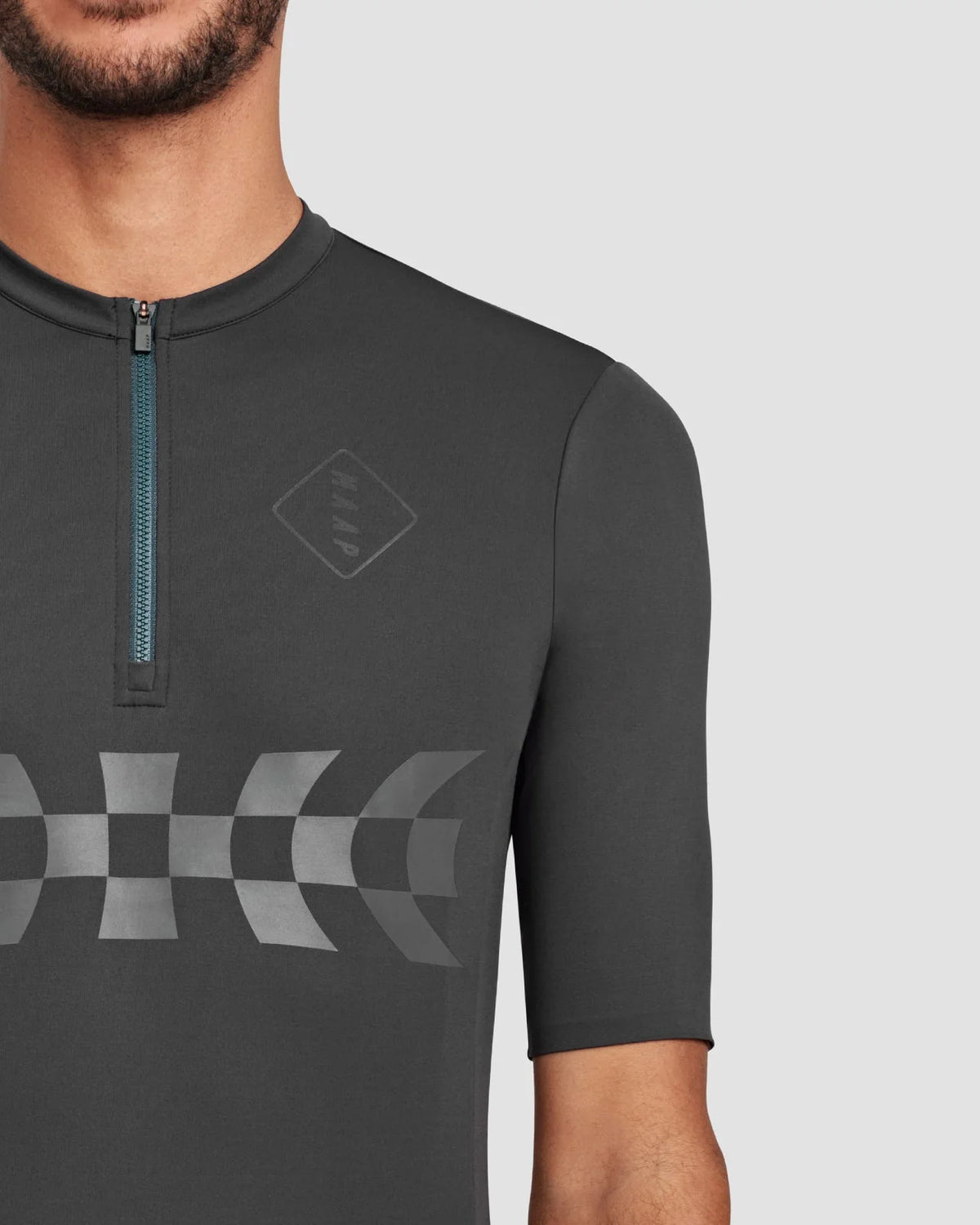 Alt_Road 1/2 Zip Jersey - black