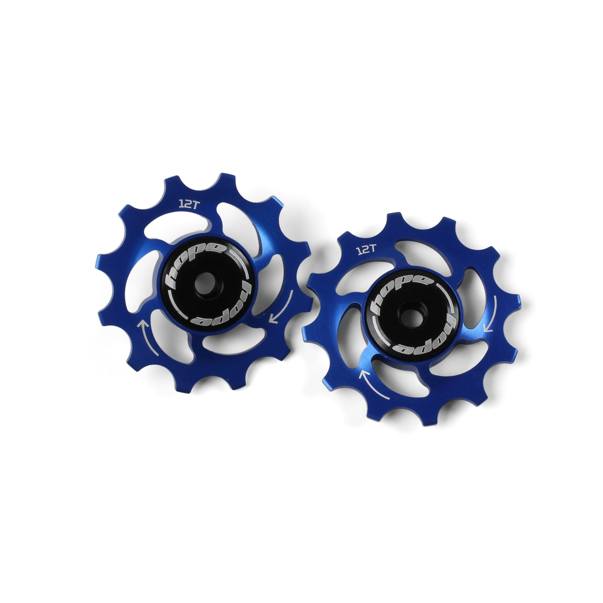 Jockey wheels derailleur pulleys - 12T - blue