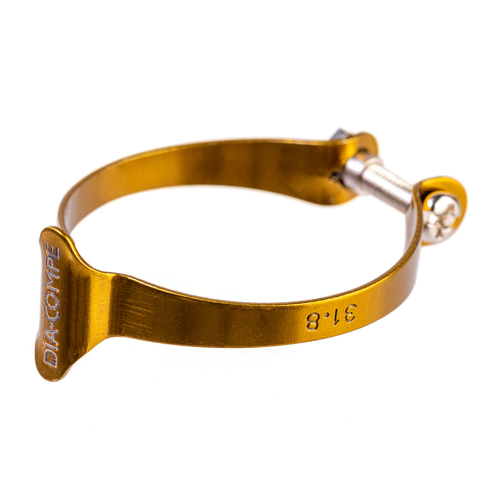 Kabelklemmen für Oberrohr - farbig - gold