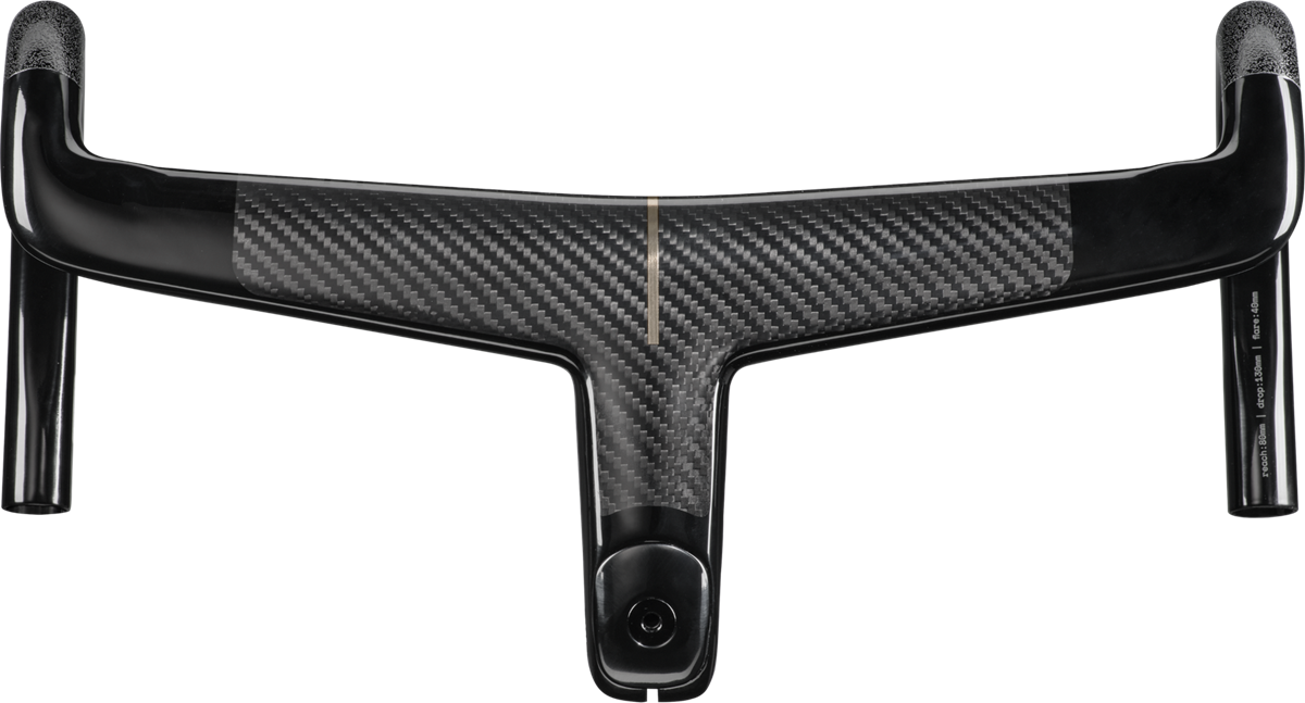 SystemBar Road Guidon en carbone, 380 mm - noir