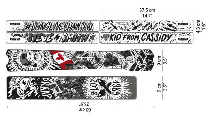 Kit de protección de marco - Chainsaw Black