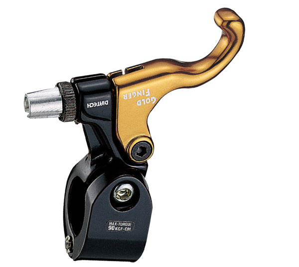 Gold Finger Dia-Tech Fixie/BMX Leviers de frein - 22.2/25.4 mm - noir/or