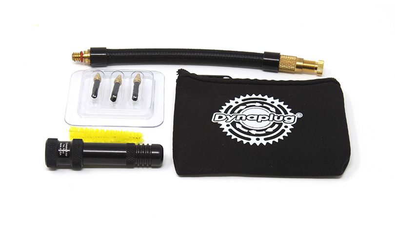 Tubeless repair and ventilation kit for MTB's - Black