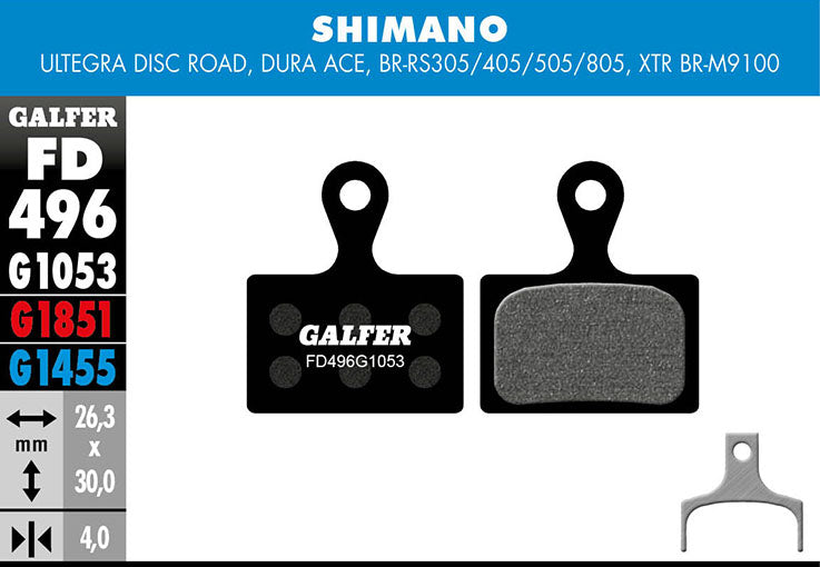Pastiglie dei freni standard per Shimano Ultegra - Nero