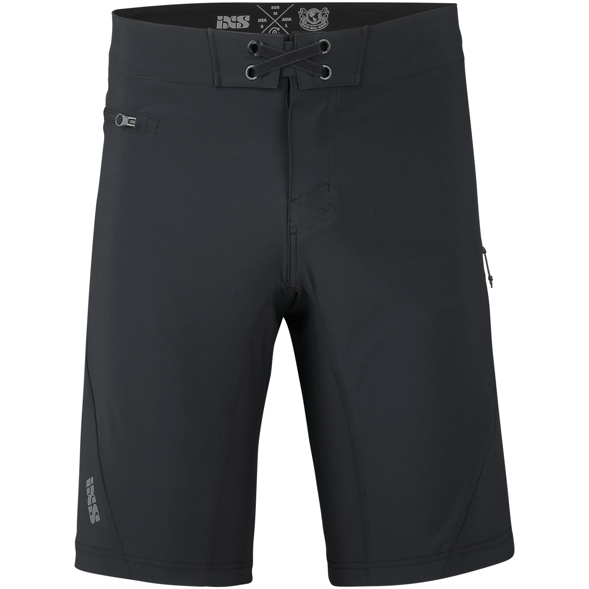 Flow XTG Kinderfahrradhose kurz - Schwarz iXS