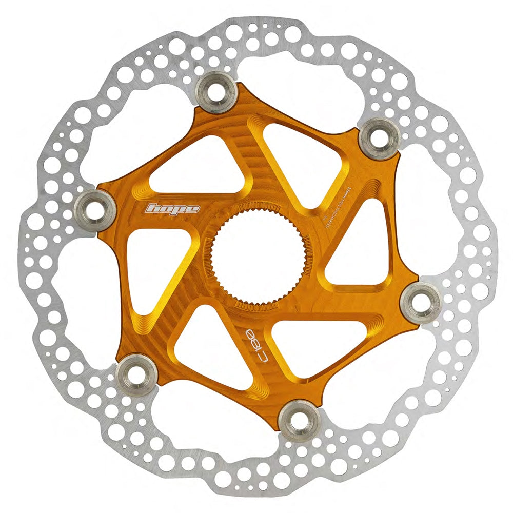 Floating Disc Bremsscheibe - Center Lock - orange