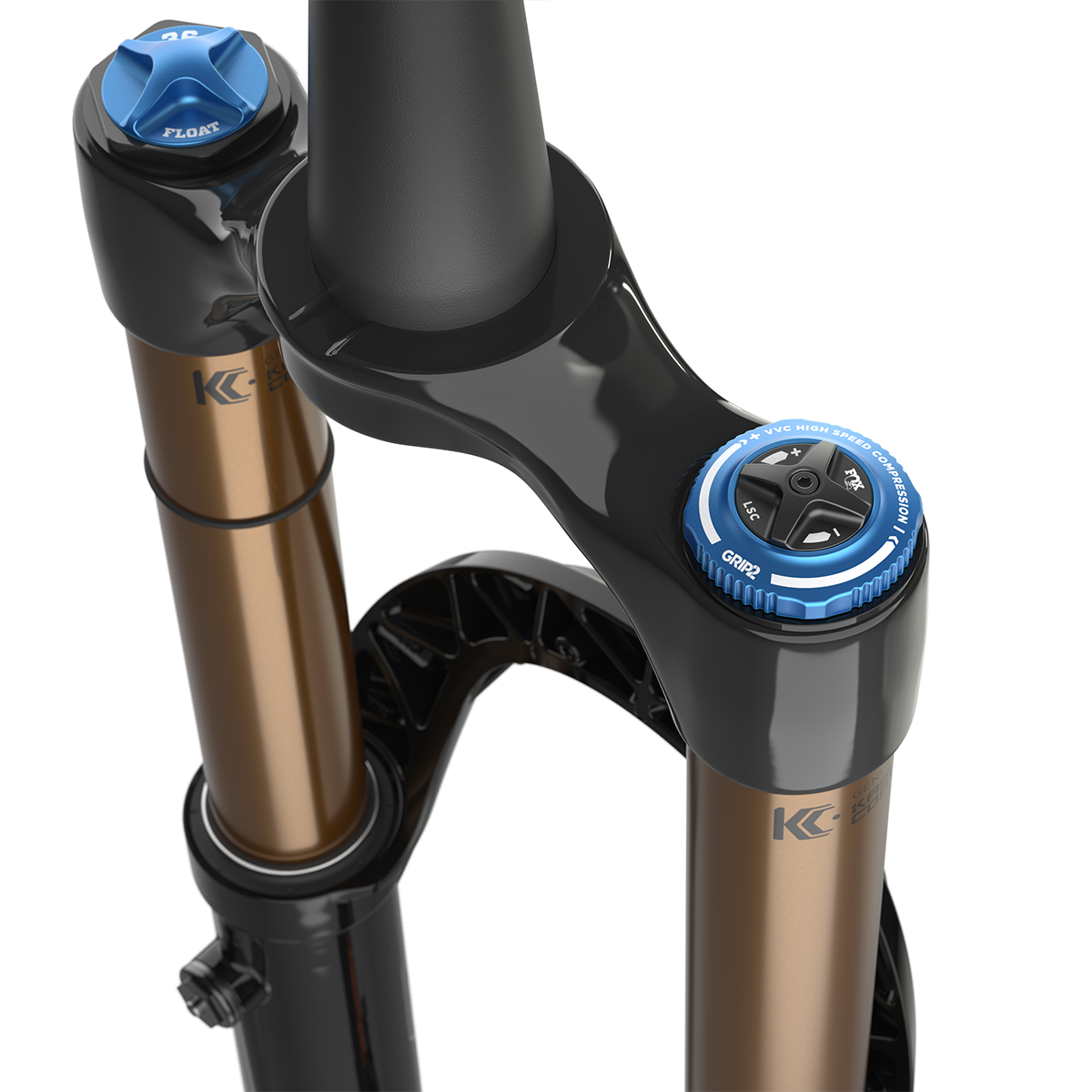 36 Float 27,5 pollici 160 mm 44 mm Offset - Nero/Arancione