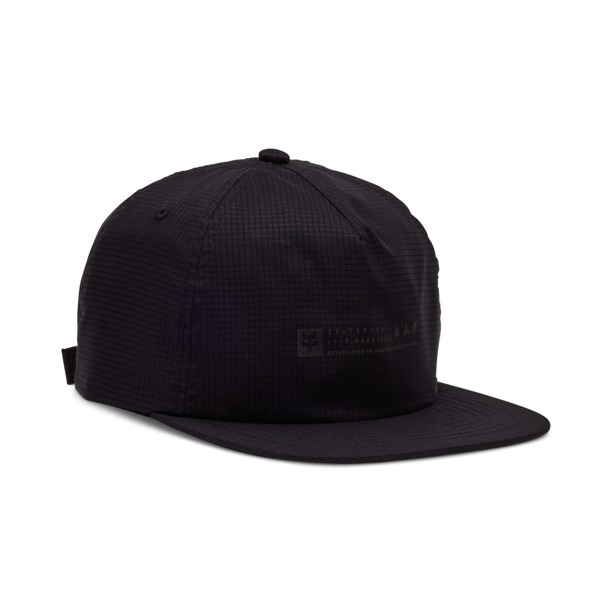 Base Over Adjustable Hat - Black
