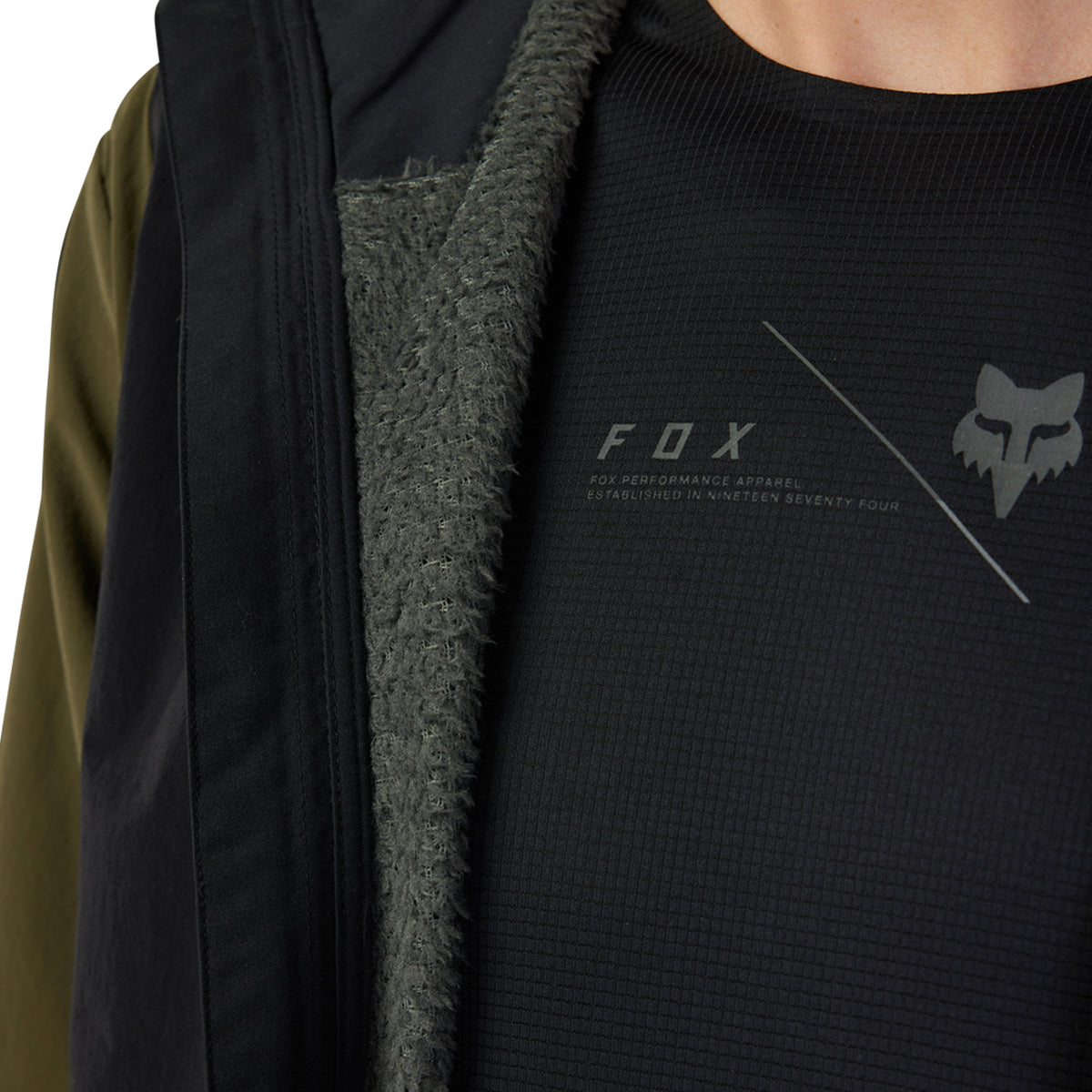 Defend Fire Alpha Jacke - Olive Green