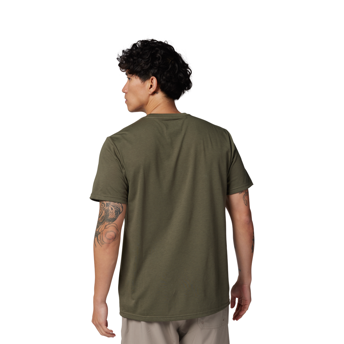 Non Stop Short Sleeve Tech T-Shirt - Olive Green