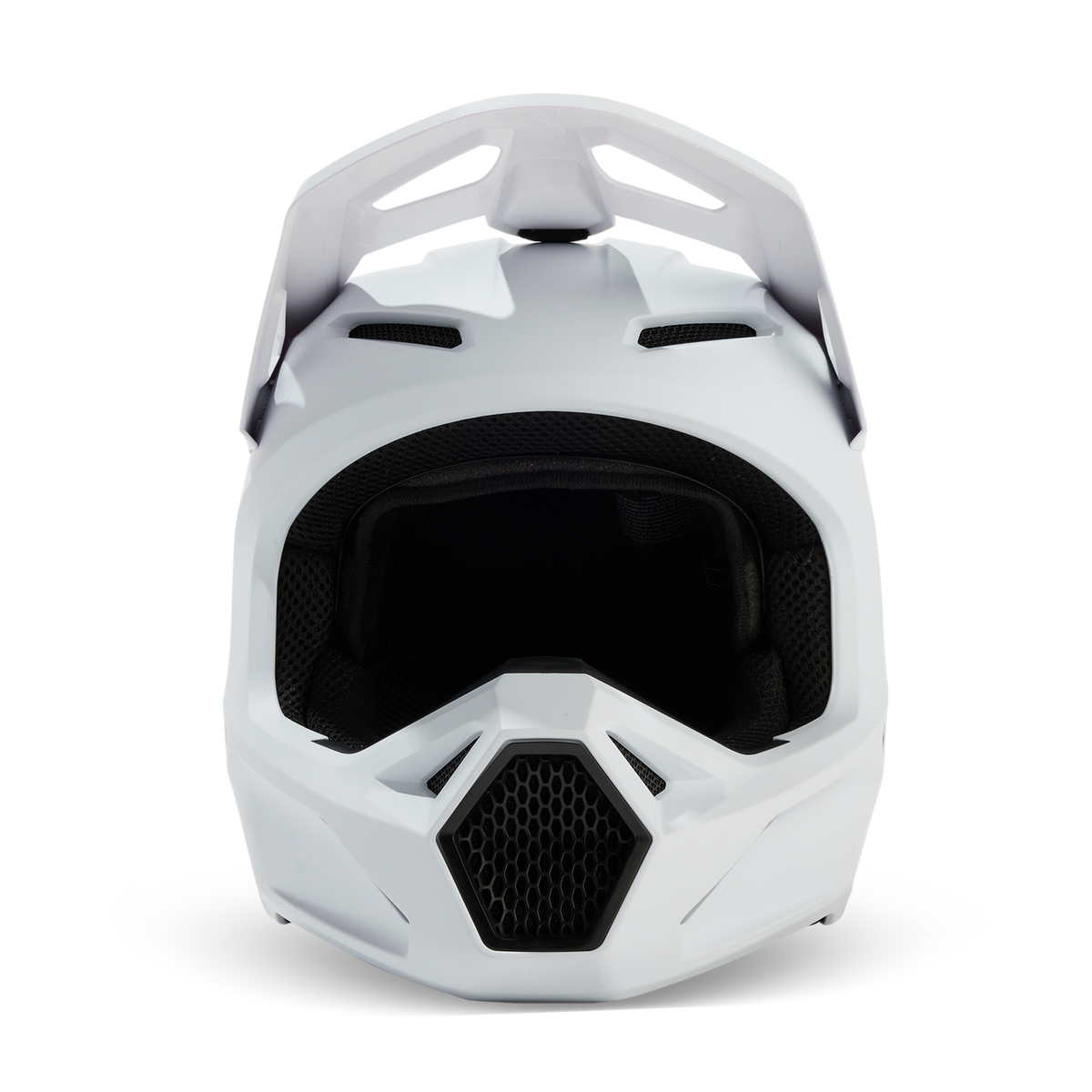 V1 Solid Helm - Matte White