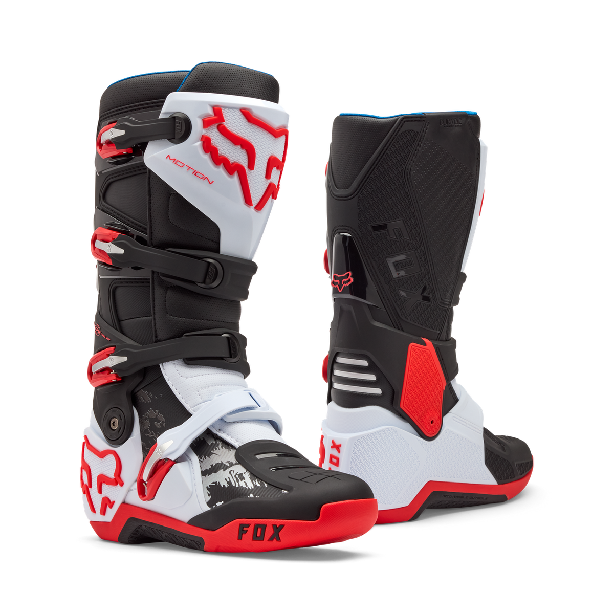 Motion Boot - White/Fluorescent Red