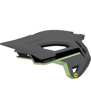 Speedframe Racik Helm - Steel Gray
