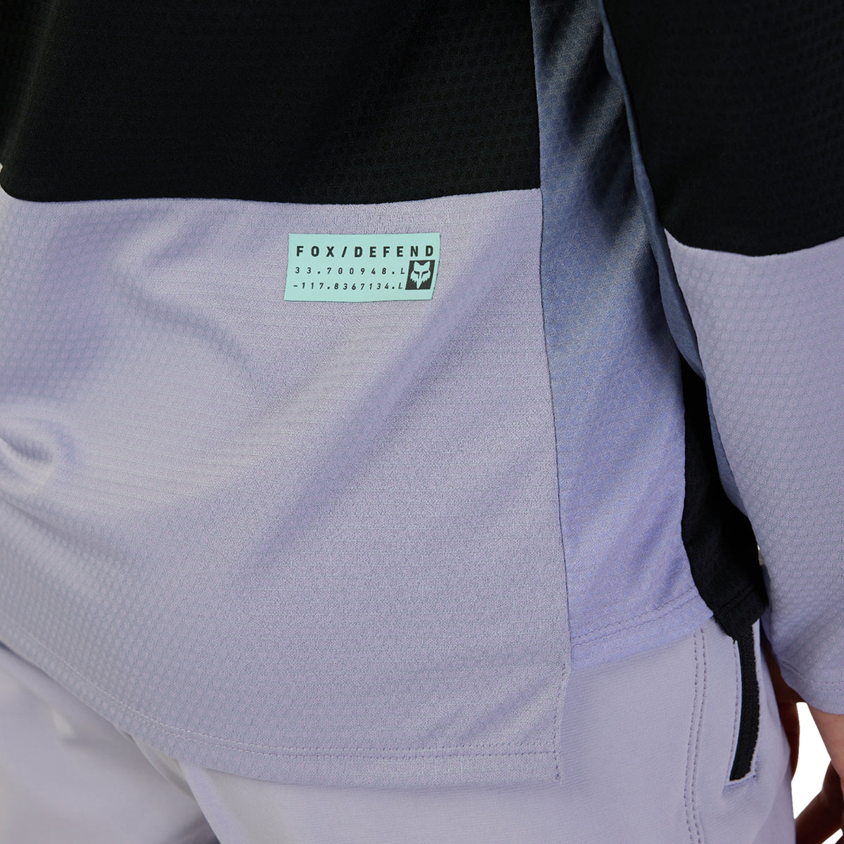 Women's Defend Race Long-Sleeve Jersey - Black