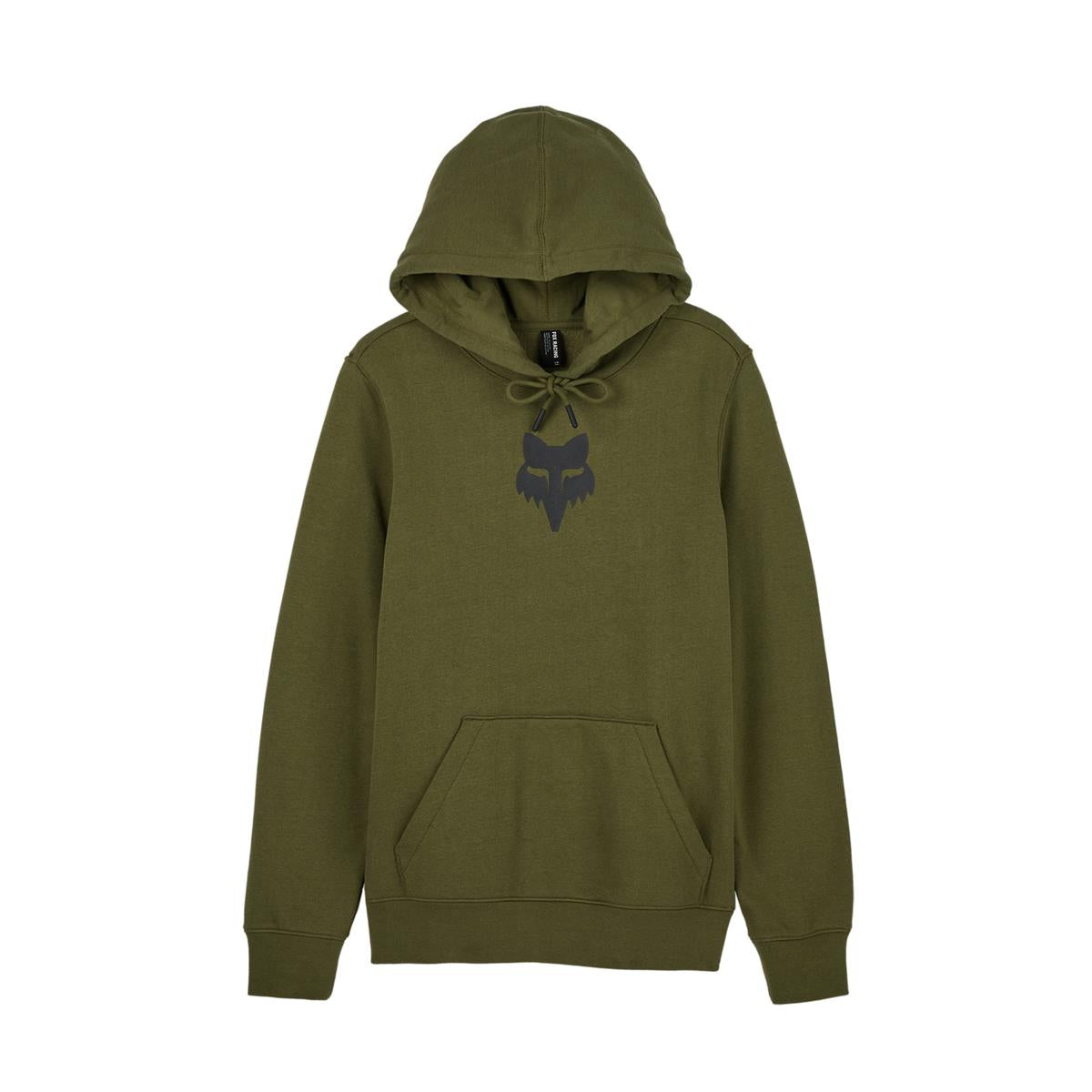 Women's Fox Head Fleece Pullover - Olive Green