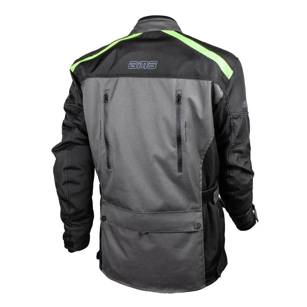 Jacke Temper - dunkelgrau-gelb fluo