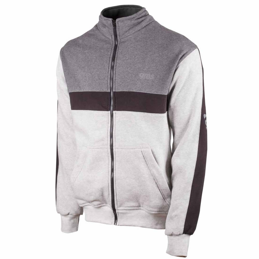 Sweatjacke WOLF - hellgrau-dunkelgrau-schwarz