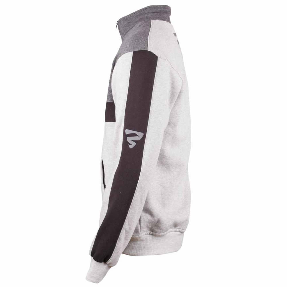 Sweatjacke WOLF - hellgrau-dunkelgrau-schwarz