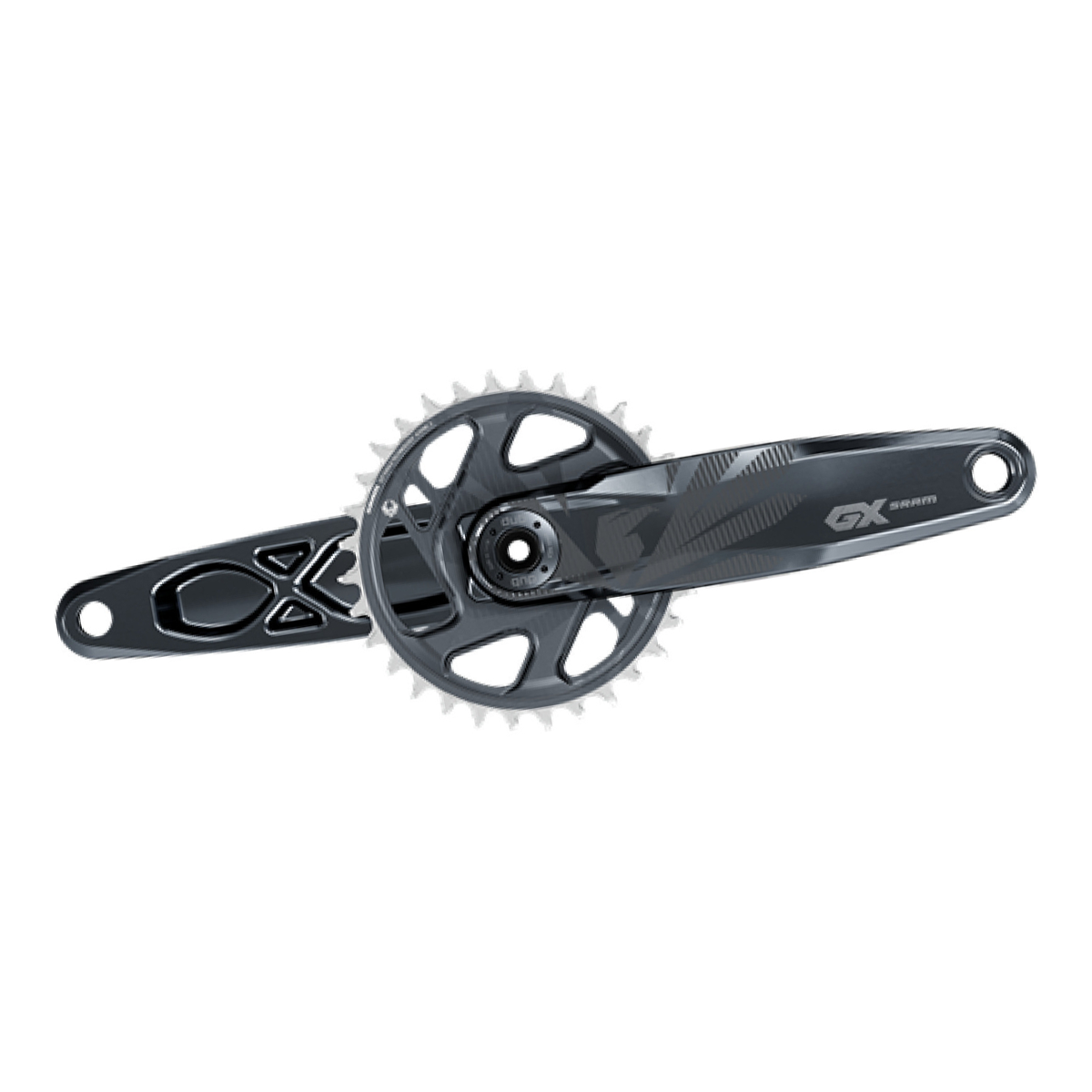 GX Eagle Boost Crankset - Black/Gray