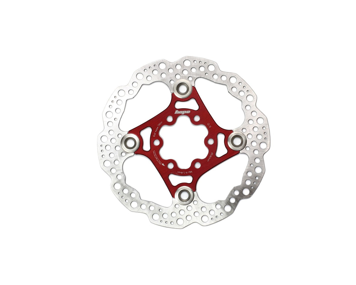 Floating Disc Brake Rotor - red